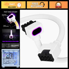 90° Right-Angle 8PIN CPU Extension Cable, 5V ARGB 18AWG for Clean PC Builds - 30 picture