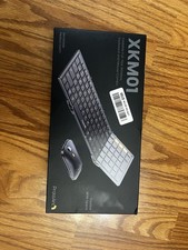 ProtoArc XKM01 Foldable Bluetooth Wireless Keyboard and Mouse, Portable, Black picture