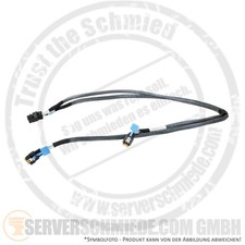 Lenovo 69 / 86 cm SAS cable cable 2 x SFF-8654 4i to 2 x SFF-8643 SR645 V3 02YE577 picture
