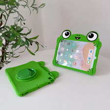 For IPad A16 Air 2 3 4 5 6 10.9 Mini 6 7 Generation Tablet Case 3D Cartoon Frog  picture