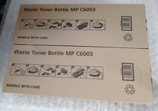 Pair of Ricoh Waste Toner Bottle MP C6003 D860-01 NEW *SEALED* picture