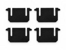 Glorious GMMK Keyboard Replacement Feet Legs 4 Pack Black PETG 3D Printed picture