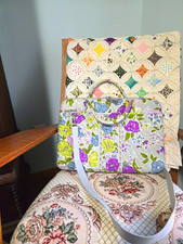 Vera Bradley Padded Floral Quilted Portfolio Case Bag for 15 in Laptop picture