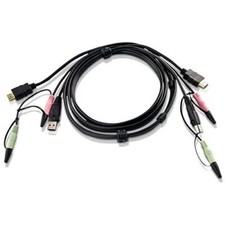 Aten Technologies 6Ft Usb Hdmi Kvm Cable 2L7D02UH picture