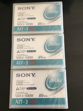 3 New Sealed Sony SDX3-100W AIT-3  Tape Cartridge WORM 100GB/260GB  picture