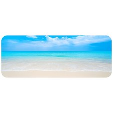 Gaming Mouse Coastal Shoreline Waves Sandy Beach Theme Pad Gamer Mouse Pad Ma... picture