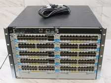 HPE Aruba J9851A 5412R zl2 Switch 6x J9534A 4x J9535A 2x J9829A picture