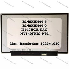 B140HAN04.5 Fit B140HAN04.0 N140HCA-EAC NV140FHM-N62 N61 1920×1080 LCD Screen picture