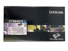 Lexmark Toner Cartridge C736H4CG Cyan for Lexmark C736 X736 X738 picture