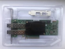EMULEX LPE16002 16Gb Fiber Channel Dual Port HBA w/ 2x 16G SFP NETWORK CARD picture