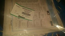 CAT6E PANDUIT CABLE   27 FEET (BU) JACK TO (BU) JACK PLENUM BU CABLE picture
