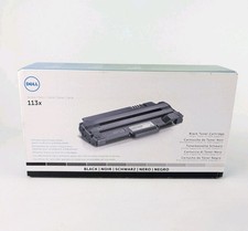 Genuine Dell 113x Black High Yield Toner Cartridge 2MMJP 2500 Pages OEM picture
