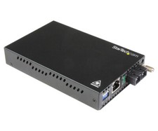 STARTECH Gigabit Ethernet Single Mode Fiber Media Converter SC 40 km,R-mountable picture