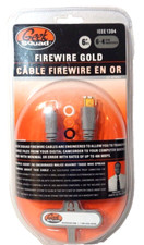 Geek Squad Firewire Gold Cable IEEE 1394 6 Pin to 4 Pin - 6 ft. GS-6FW64 picture