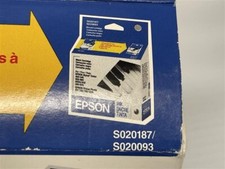 Genuine Epson S020187/ S020093 Black Ink Cartridge New Seal picture