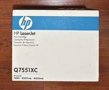 New Genuine HP Q7551XC Black Print Cartridge Sealed Box 51X picture