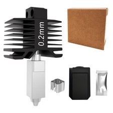 0.2mm Hardened Steel Hotend Nozzle Kit for Bambu Lab P1P P1S X1 X1C, AllMetal... picture