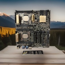 For ASUS Z10PE-D8 WS Work Station C612 LGA2011-3 DDR4 w/ 2  Intel Xeon E5-2630V3 picture