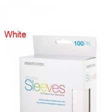 Memorex Paper CD Sleeves with Window & Flap 100PK Lot picture