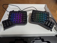 ErgoDox EZ Glow Mechanical Keyboard JP Layout Brown Switch Tent Kit Used Tested picture