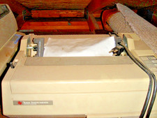 Texas Instruments Omni 800 Model 855 printer 9 pin - Vintage Hardware - 1980s picture