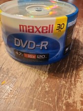 Maxwell 30 Pk Dvd-R 4.7 gb recordable DVD.   picture