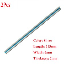 2Pcs Silver Bottom Cover Rubber Feet Strips For HP ENVY X360 15-DA 15-DR 15-DS picture