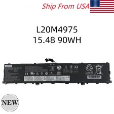 NEW OEM Genuine 90WH L20M4P75 L20D4P75 Battery For Lenovo ThinkPad P1 Gen 4/5/6 picture