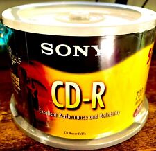Sony CD-R 50 Pack of High Speed Recordable CDs 700 MB 80 Min 1X-48X Sealed New picture