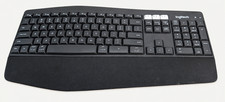 Logitech K850 Wireless Bluetooth Multi Device Keyboard Black Tested  picture