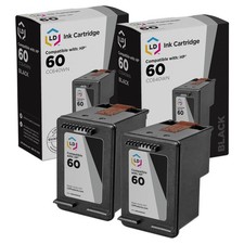 Reman Compatible Ink Replacement for HP 60 CC640WN (2 Pk - Blk) picture
