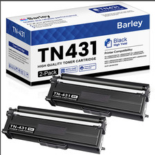2 Pack BLACK TN431 Toner Set for Brother MFC-L8900CDW HL-L8360CDW Toner Printer picture