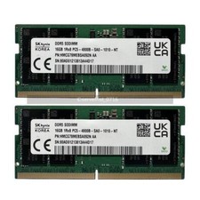 Hynix 32GB 2x16GB DDR5 SODIMM HMCG78MEBSA092N PC5-4800 1Rx8 Laptop Memory for HP picture