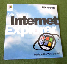 New Sealed Microsoft Internet Explorer Designed For Windows 95  Vintage Software picture