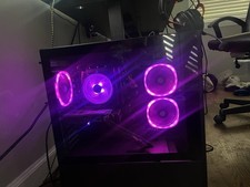CyberPower Pc Intel Core 17 3060 Ti And 240hz Legion Gaming Monitor And Keyboard picture