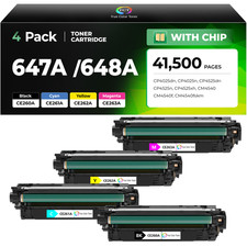 TCT 4PK 647A 648A Toner Set CE260A CE261A CE262A CE263A For HP LJ CP4025 CP4525 picture