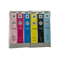 6 Pack Genuine Epson 79 T79 Ink Cartridges For Stylus Photo 1400 picture