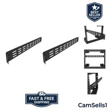 1U Hinged Blank Panel - Slot Vented Server Rack Panel for 19-Inch Network Cab... picture