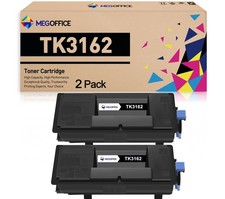 MEGOFFICE Replacement for Kyocera TK3162 TK-3162 Toner Cartridge 2 Black picture