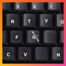 2PCS 3D Raised English Alphabet Keyboard Letter Stickers Replacement Lap picture