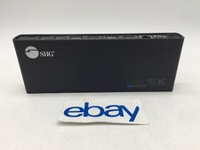 SIIG USB-C 4K Dual Video Docking Station Single 5K JU-DK0411-S1 FREE S/H picture