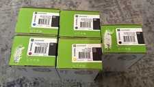 LEXMARK 75M10Y0 (2) 75M1XK0 75M1XM0 75M1XC0 Full Color Lot of 5 CS632 CX635 picture
