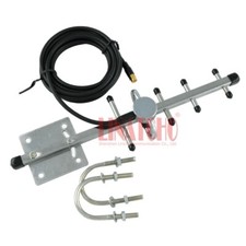2.4GHz Stainless Steel 5 Elements WIFI CCTV Transmitter Yagi Antenna SMA Male picture