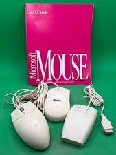 Lot 3 Vintage Ball Mice Artec 2300 w/ Microsoft Mouse v9.0 User's Guide Artec TC picture