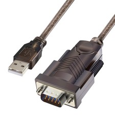 USB to RS232 Adapter with FTDI Chipset: 10ft USB 2.0 Male to RS232 Female DB9... picture