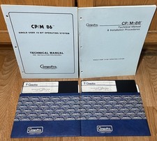Rare Original S-100 Compupro CP/M-86 System Master Disk Set W/ Technical Manual picture