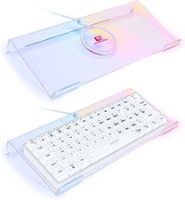 Acrylic Computer Keyboard Holder, 366 Kinds RGB Compact Tray, Gaming USB Inte... picture