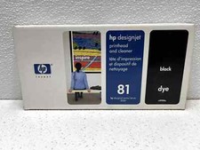 Genuine HP 81 Black Printhead & Cleaner C4950A DesignJet 5000 5500 5500ps picture