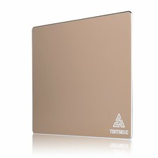 Aluminium Metal Gaming Mouse Pad Non-Slip Precision Surface for Gamer Gold picture