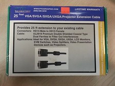 PTC Group 25 ft. VGA/SVGA/SXGA/UXGA/Projector Extension Cable  picture